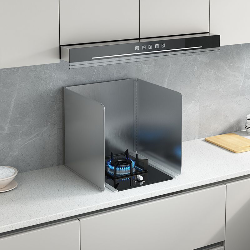 cocina de acero inoxidable placa de deflector de aceite cocina de horno a prueba de aceite horno de gas resistente a altas temperaturas gruesa placa de deflector de aislamiento térmico