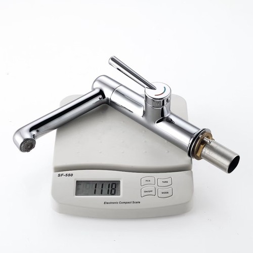 Single-outlet outdoor export gun-gray washbasin faucet hydropower digital display faucet rotating basin faucet