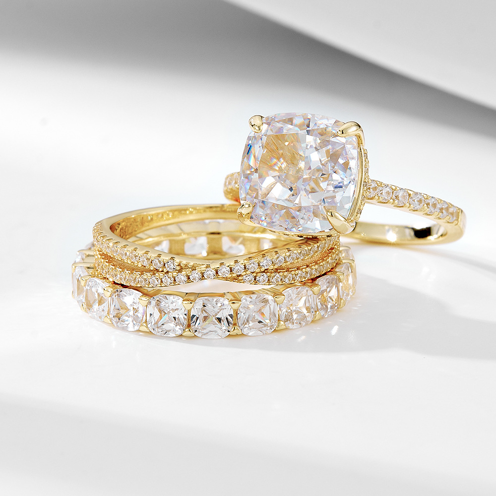Anello di design in argento sterling 925 e zircone 5a donna_voghion.com