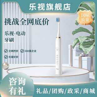 Gift Electric Toothbrush with Soft Bristles, Travel Non-Rechargeable Vibrating Adult Toothbrush, Micro-Business Dental Clinic Logo