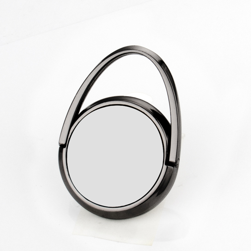 Transferencia térmica de aleación transfronteriza impresión UV impresión en blanco consumibles de impresión soporte de teléfono móvil pulgar hebilla pequeño regalo 360 grados transferencia