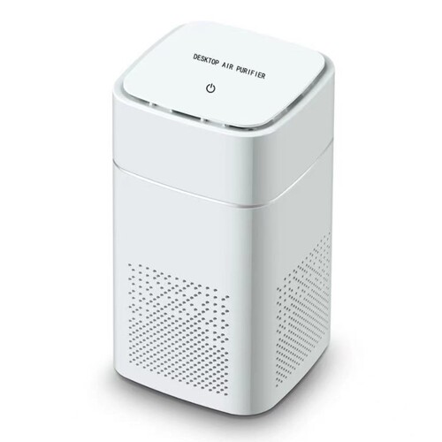 Desktop household air purifier Office smoke dust and odor removal negative ion digital display purifier Gift wholesale
