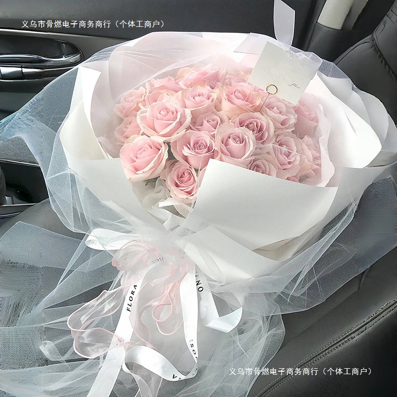 香皂花送花闺蜜感情红茶玫瑰花束人七夕节永生花生日礼物