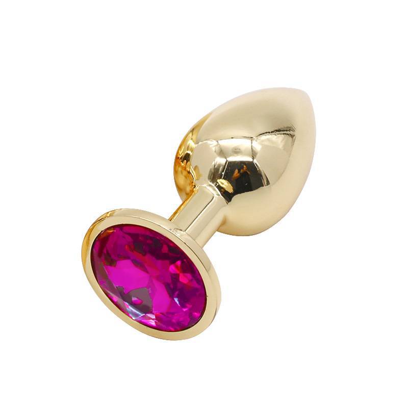 SM ronda de oro anal plug tira pareja juguetes sexuales hombres y mujeres back corte juguetes sexuales para adultos masturbación perno al por mayor