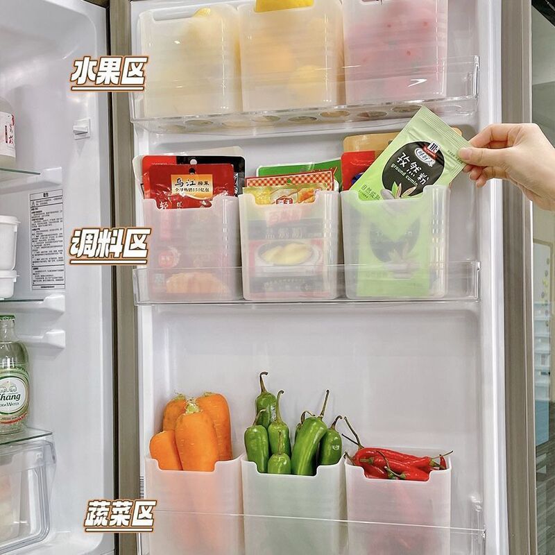 冷蔵庫のサイドドア収納ボックス食品食品分類果物雑貨生姜とニンニクの収納ボックス野菜保存ボックス|undefined