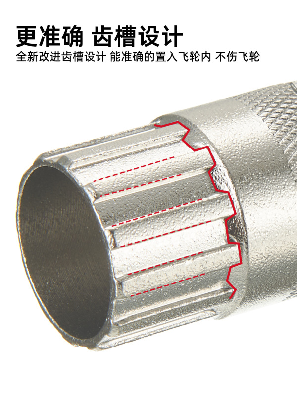 公路车自行车单车旋式飞轮套筒山地车安装拆卸加长小飞轮套筒工具|undefined