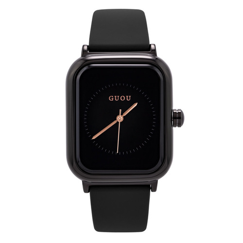  new women's watch GUOU new simple silicone strap women's watch fashion sports watch for women