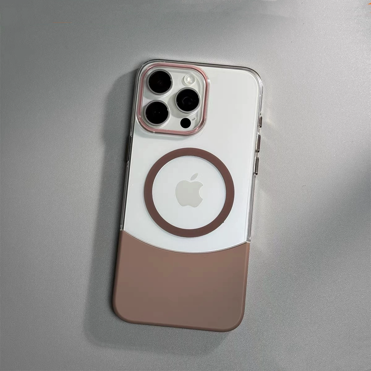 Прозрачный чехол для телефона (Apple) серии iPhone 11–16, совместим с MagSafe, тонкая защитная TPU