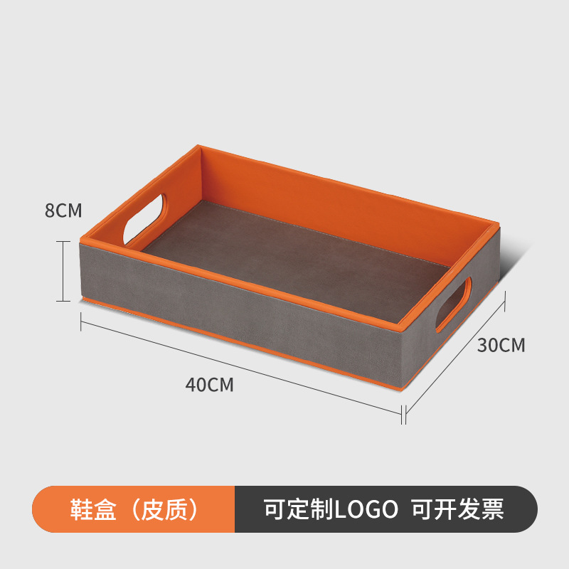 Kit de cuero de hotel de alta gama, habitaciones de hotel, piezas diversas, caja de consumo de LOGOTIPO personalizada, guía de servicio de cuero de pu, fábrica