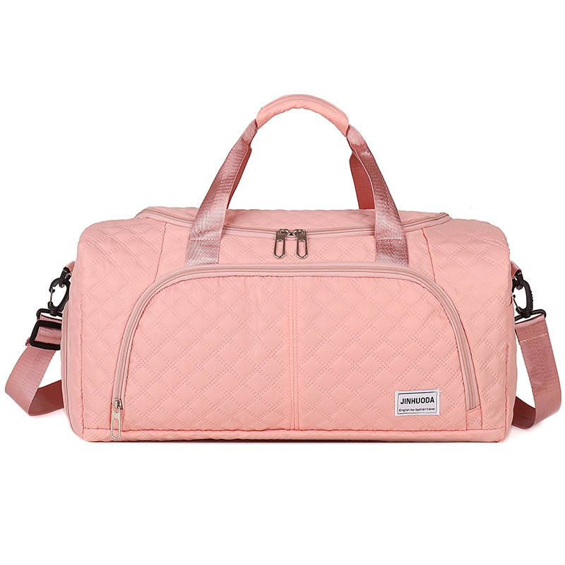 Bolsa de viaje de separación seca y húmeda de color sólido de gran capacidad, bolsa de viaje al aire libre, bolsa de equipaje de almacenamiento de ocio de todo fósforo al por mayor