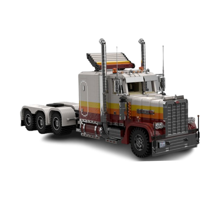 Building Block Truck Transporter Educational Construction Model_voghion.com