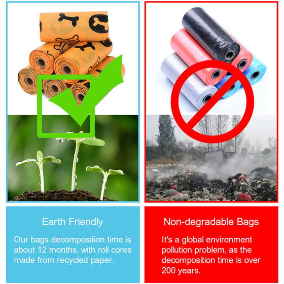 Pet Garbage Bag Degradable Poop Garbage Bag Amazon New Dog Poop Bag Poop Bag Dog Poop Bag