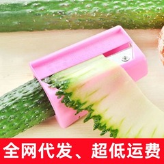 Diyキュウリ巻き皮器卸売り美容顔スライス皮むき器超薄青瓜削りマスク巻きナイフ1