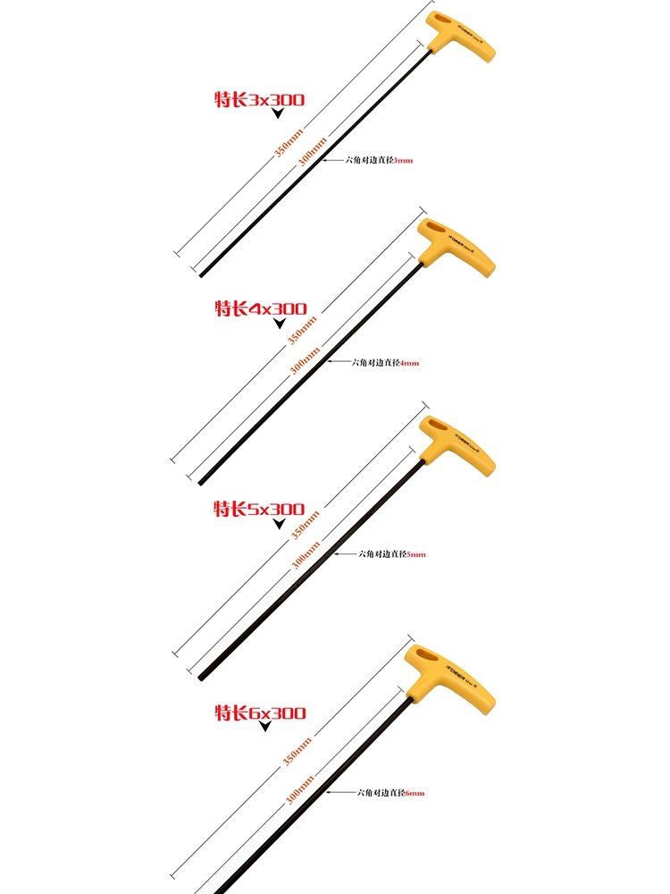 Hexagonal wrench, screwdriver
