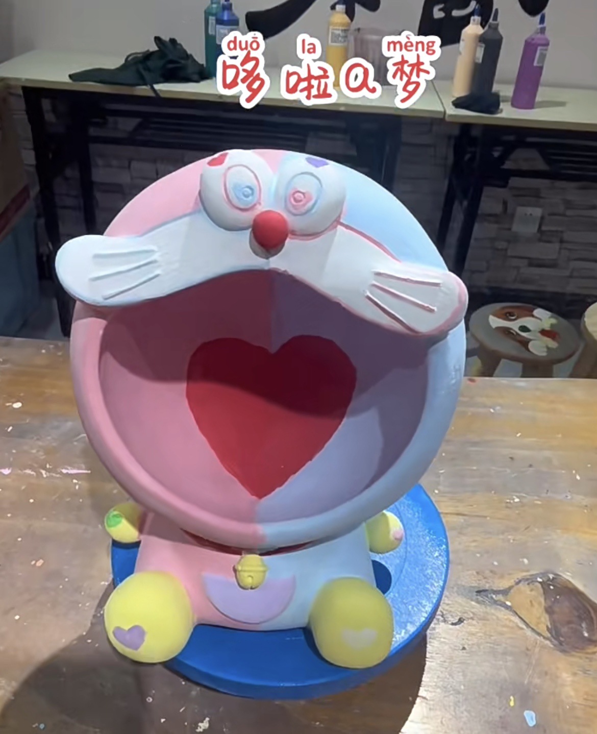 Alcancía de Yeso Grande DIY para Colorear y Pintar para Niños