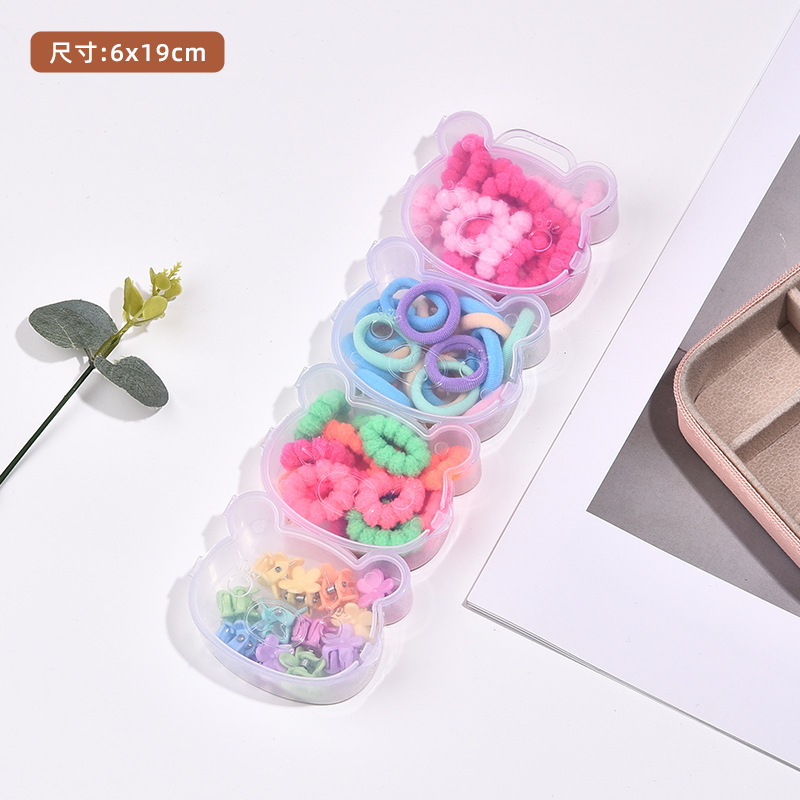 Las bandas de goma para bebés de los niños no dañan el cabello