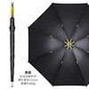 New processing custom golf umbrella can print logo vinyl sunscreen double -layer golfee fully automatic straight rod umbrella