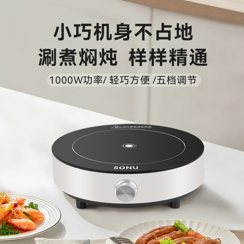 Portable Outdoor Induction Cooker Dormitory One-Person Hot Pot Small Car Travel Camping Induction Cooker Mini