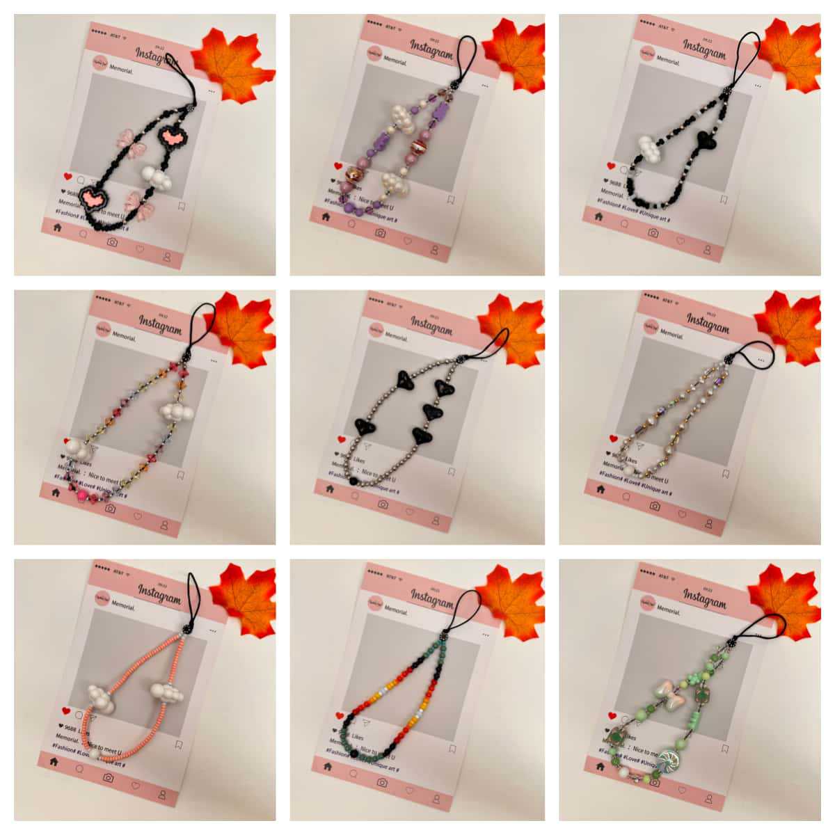 Moda simple amor mariposa serie de cadena de teléfono móvil cadena de teléfono móvil bolso bolso llaver colgante corto diseño de nicho