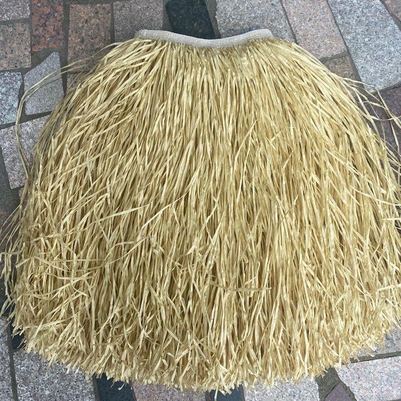 Hay 80cm falda de hierba hawaiana césped danza de hierba danza de grupo Moose