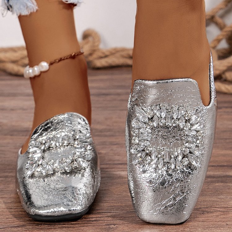 2024 New Summer Shoes Square Toe Mueller Sandals and Slippers Half Shoes Baotou Half Slippers Women's Summer Outer Wear
