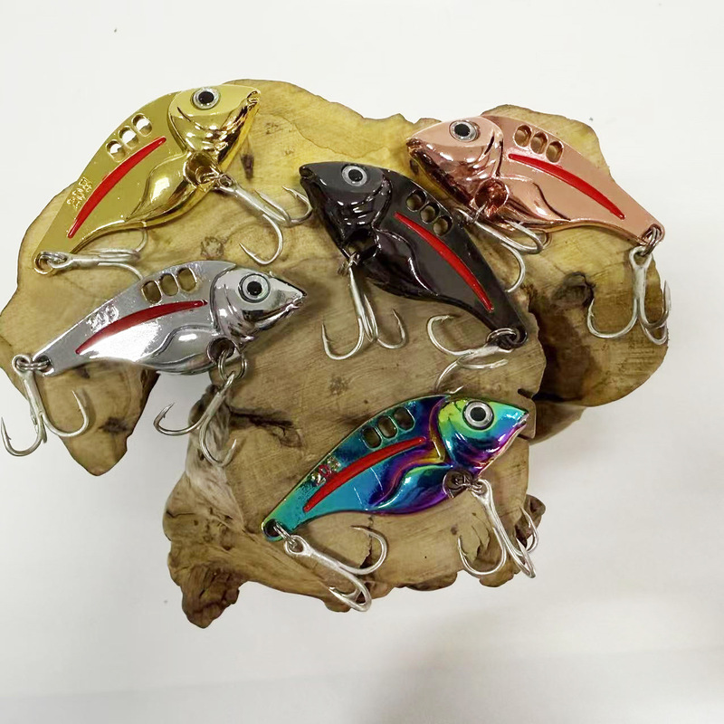 Metal vib little fat lure new iron plate sequined fishing gear fishing gear Daquan factory direct wholesale price