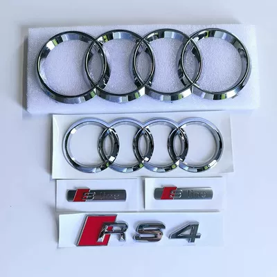 and S4 sport rear emblems, all made – Car logo - standard-rs4