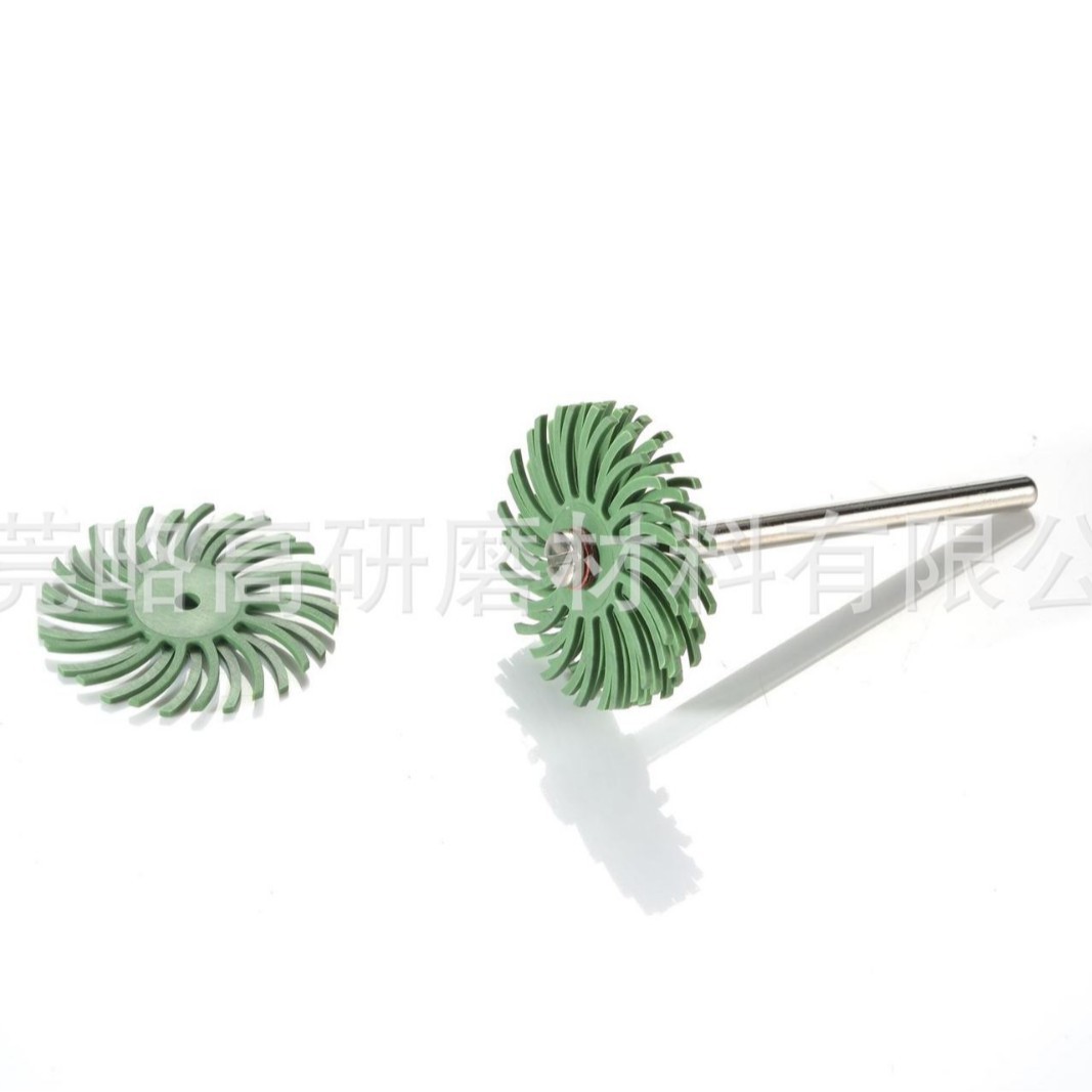 1寸旋风页轮菩提根抛光 缝隙打磨 牙雕 核雕橄榄雕 滴血莲花木雕