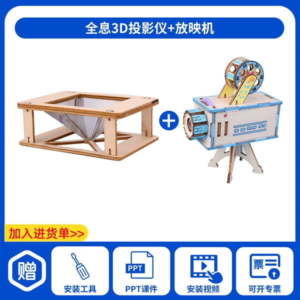 Holographic 3D projector + projector