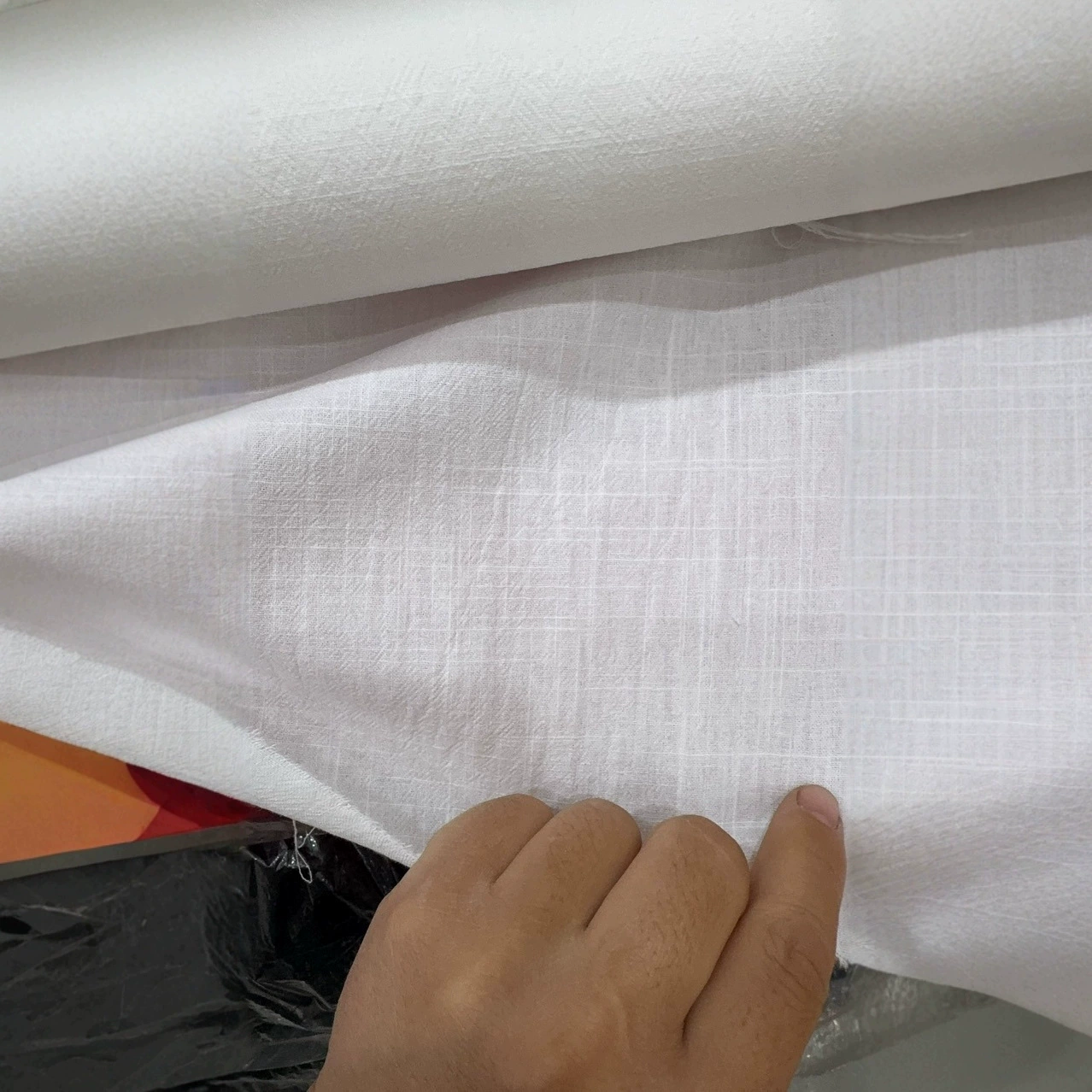 Хлопковый креп, промытый песком, 20×60, полотно и саржа, креповая ткань, промытая песком, доступная на складе для детской и женской одежды.