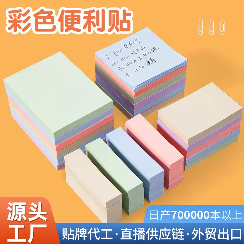 便利贴创意记事贴N次贴便签本便利签记事留言便签贴纸索引贴定制