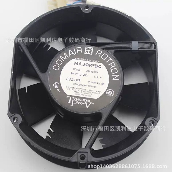 出售原装正品进口风机美国康姆罗顿 JQ2480VX 17251风扇 24V 1.0A
