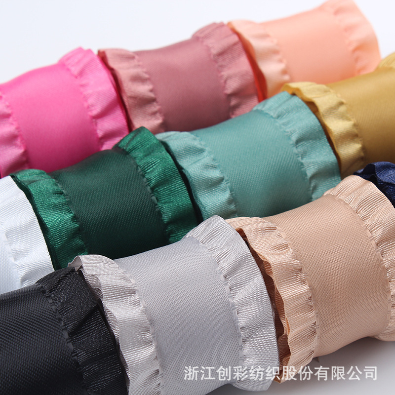 Creative Ribbon 5-Yard Small Roll Polyester Skirt Ribbon with Bow Handmade DIY Gift Packaging Tie Strap Source Factory