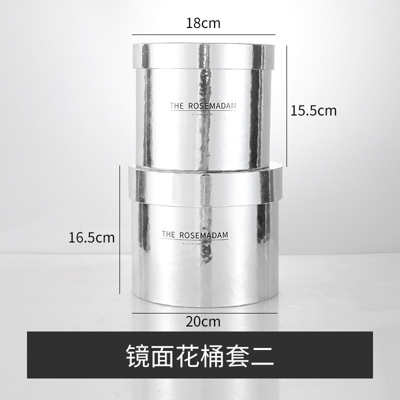 Caja de plástico rectangular para embalaje de flores, caja redonda para embalaje de frutas, caja de regalo de alta gama, caja de flores en forma de corazón con dos ventanas