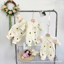 童泰英氏花草记品牌春款可爱保暖舒适蝴蝶衣哈衣厂家直供货源批发