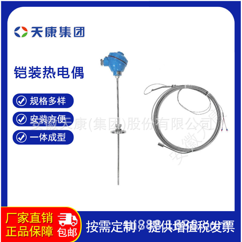 WREK2--161 圆接插式铠装热电偶