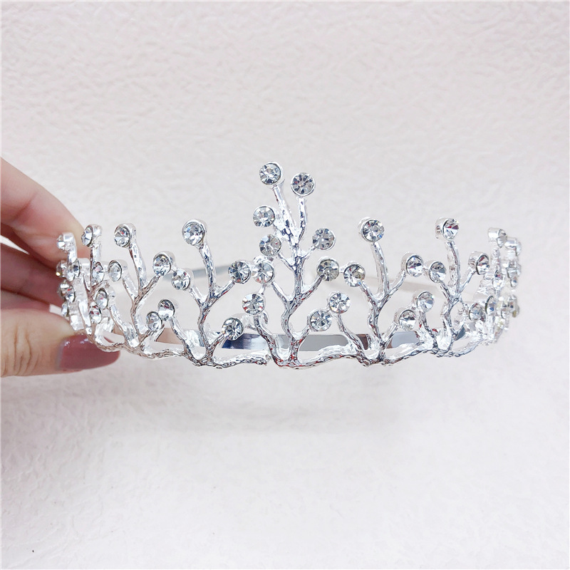 Fashion Crown Alloy Plating Rhinestones Crown display picture 2