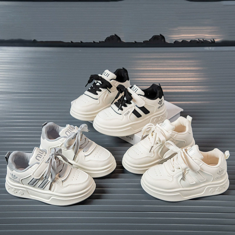 Детская весенняя спортивная маленькая белая обувь 2025