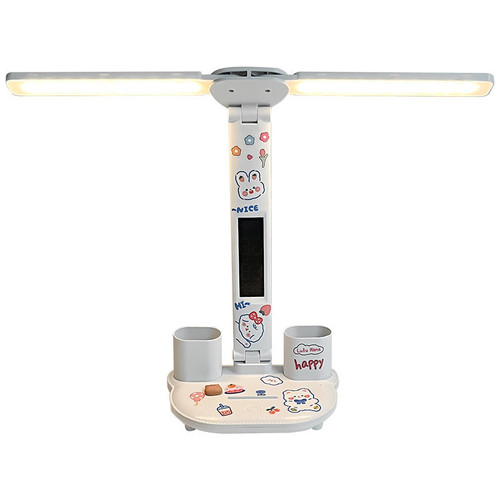 Desk lamp for studying, dedicated for homework in student dormitory, eye protection lamp for children's bedroom, charging bedside reading lamp