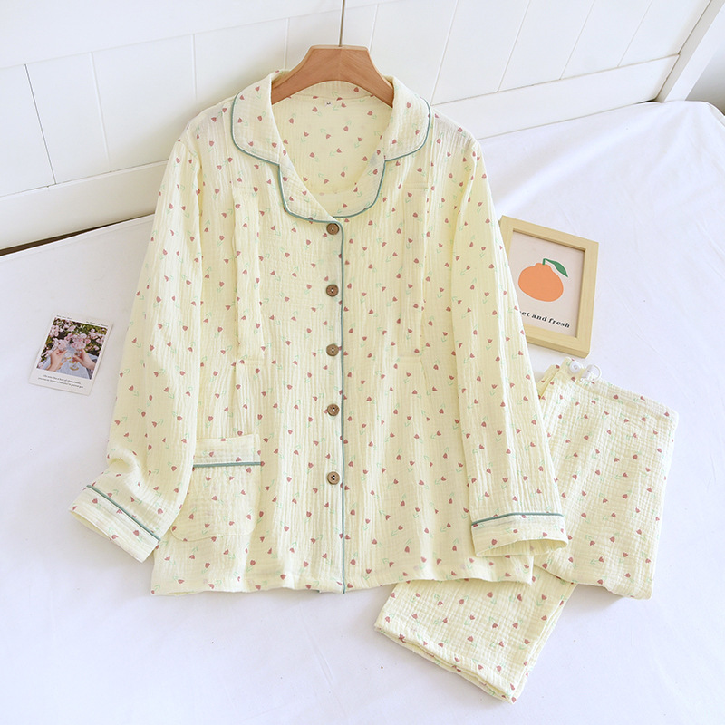 ZHY 작은 튤립 크레이프 라펠 감금복