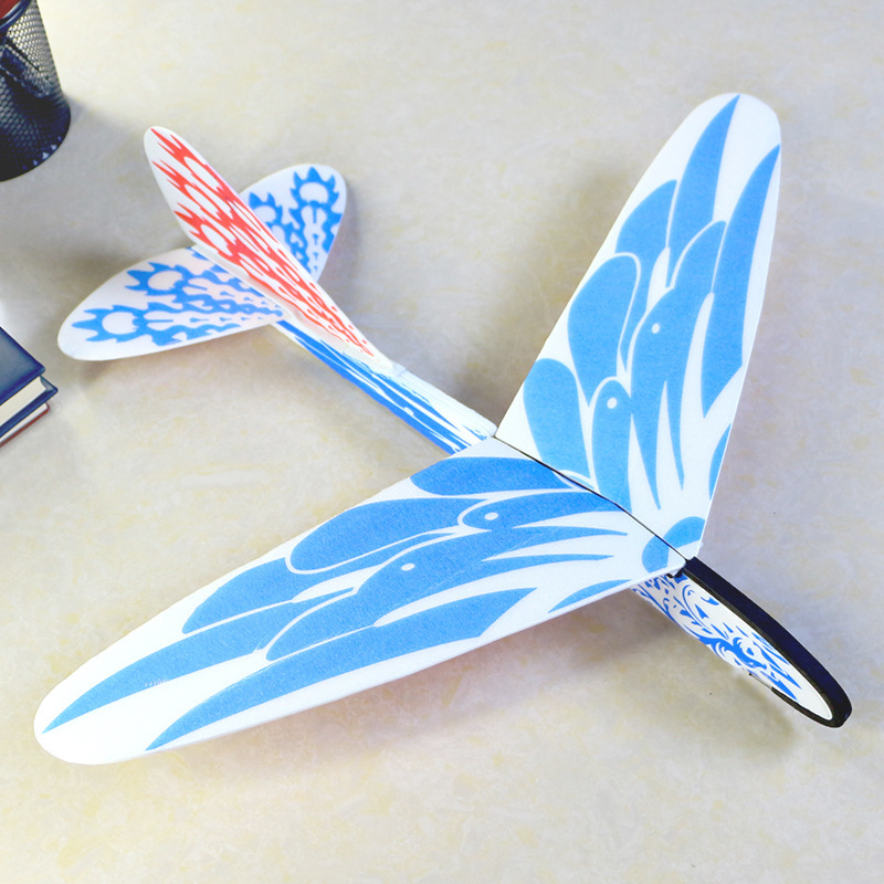 New Large-Scale Rotary Airplane DIY Handmade Foam Hand-Thrown Catapult Glider Children's Assembly Model Airplane Model New Large-Scale Rotary Airplane DIY Handmade Foam Hand-Thrown Catapult Glider Children's Assembly Model Airplane Model