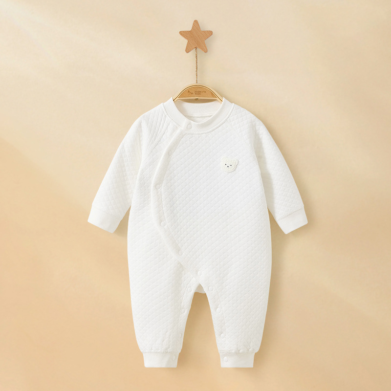 Primavera, otoño, invierno, camiseta de bebé, recién nacidos, cálido, algodón delgado para niños, niñas y niños pequeños, ropa de otoño, ropa de bebé