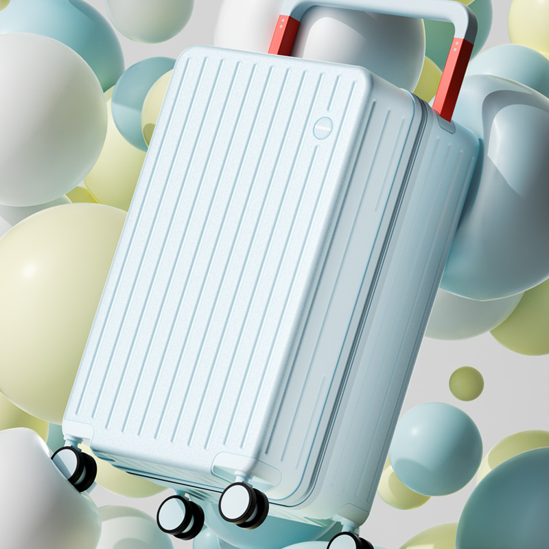 Nuevo equipaje de carro ancho Caja de contraseña para mujer Maleta de gran capacidad Rueda universal Maleta de maleta para hombre de 20 pulgadas