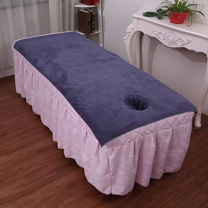 Free Shipping Beauty Salon Bed Sheet Salon Bed Towel Opening Physiotherapy Bed Massage Hair-free Soft Absorbent Sweat Steam Large Towel