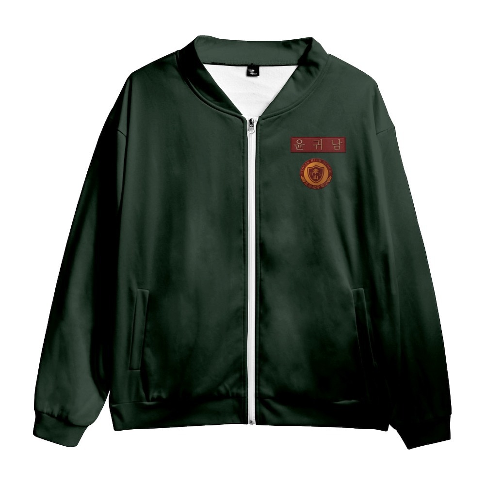 Zombie campus mismo estilo ropa 2022 drama coreano Zhao Yixian Yin Canrong estudiante chaqueta ocasional serie periférica