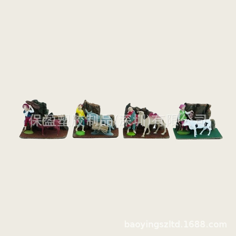 Рождественские украшения для кормушки, фигурки для домика в кормушке, праздничные религиозные поделки, домашние украшения, оптовая торговля для внешней торговли