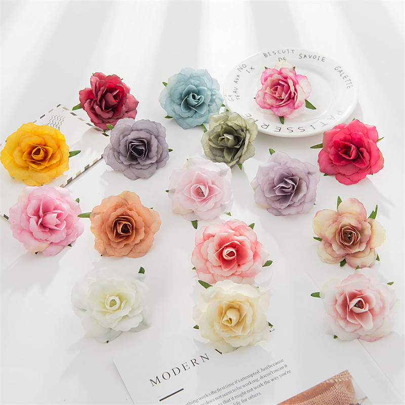 Rosas artificiales para bodas