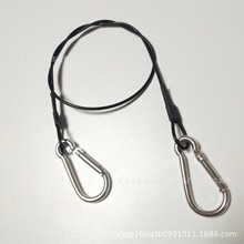 源头厂家灯饰吊线端子压制锌头 不锈钢钢丝绳锌合金压铸钢丝绳