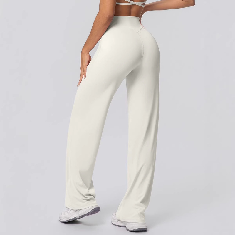 European and American Cross-Border Yoga Pants, Thin and Skin-Friendly, High-Waisted Straight-Leg Pants, Loose and Slimming Yoga Wear, Sports Outdoor Fitness Clothing European and American Cross-Border Yoga Pants, Thin and Skin-Friendly, High-Waisted Straight-Leg Pants, Loose and Slimming Yoga Wear, Sports Outdoor Fitness Clothing