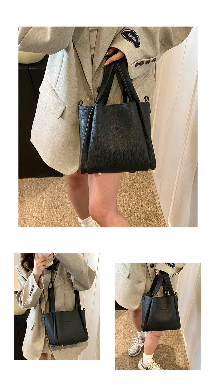 Borse piccole avanzate ed eleganti per le donne Borse a tracolla alla moda e semplici Borse a secchiello alla moda e piccole borse a mano_voghion.com